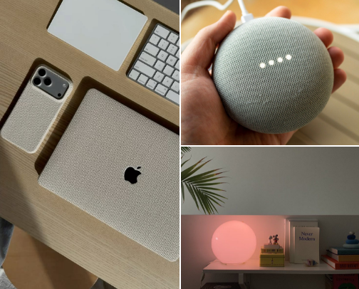 My creative workspace essentials cover photo collage