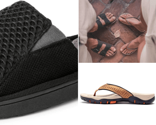 Mens slip ons cover photo collage