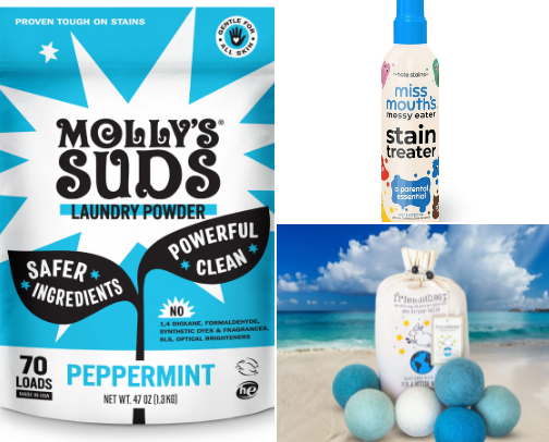 How to start your non-toxic laundry journey. cover photo collage
