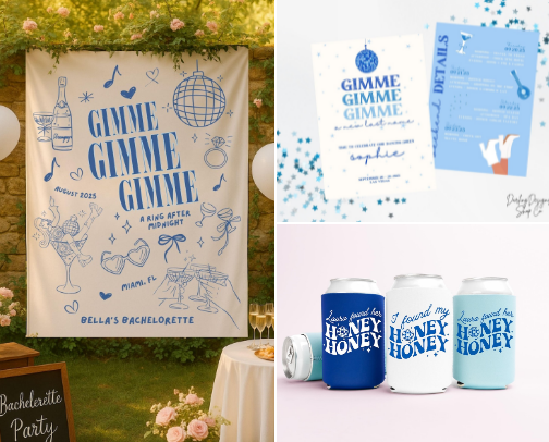 All of my favorite Mamma Mia recs that I purchased for my sister’s bachelorette party! cover photo collage