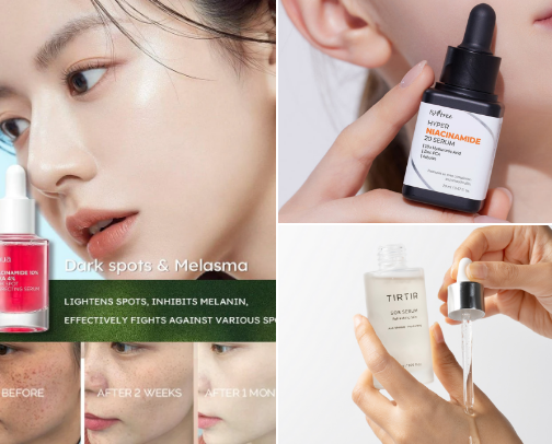 Best Niacinamide Serums ✨Fade Dark Spots & Strengthen Your Skin Barrier cover photo collage