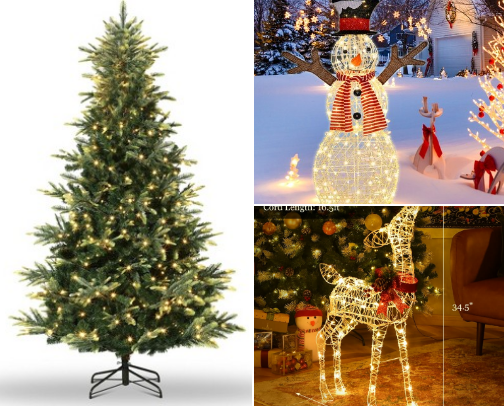 Christmas Decorations cover photo collage