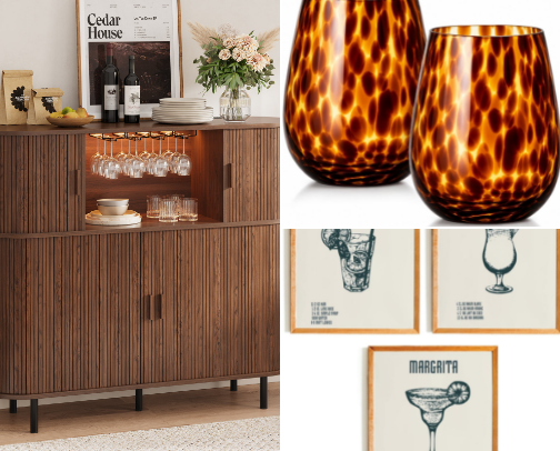 bar cart that looks good in your space cover photo collage