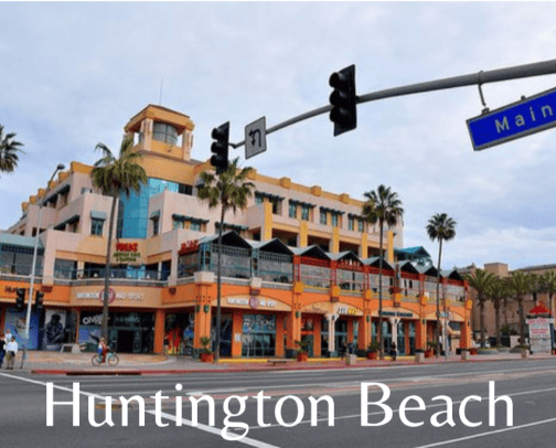 Huntington Beach CA cover photo collage