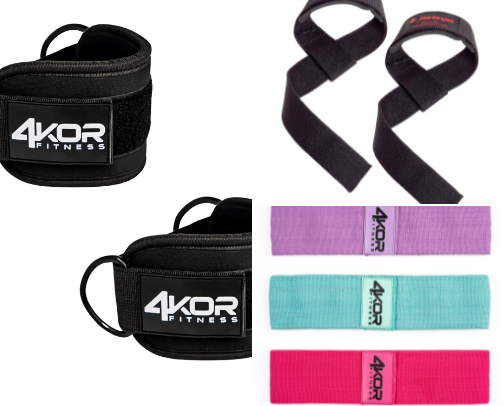 Gym accessories cover photo collage