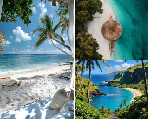 BEST VACATION EVER🏊🏾‍♀️🏄🏾‍♂️🌞💫(Hidden gems for solo travellers)🏝️🏖️🌝 cover photo collage