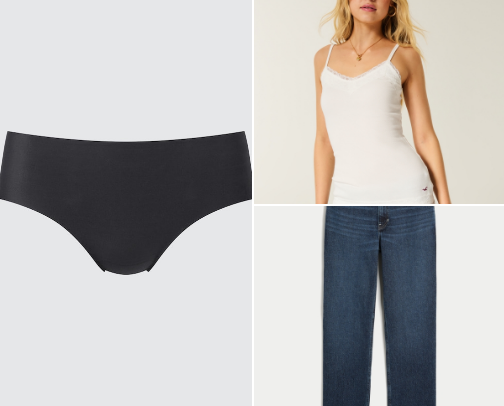 Hollister and Uniqlo basics+others cover photo collage