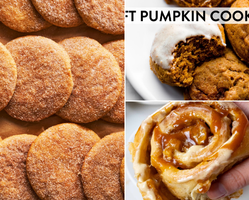 Top Fall Baking Treats cover photo collage