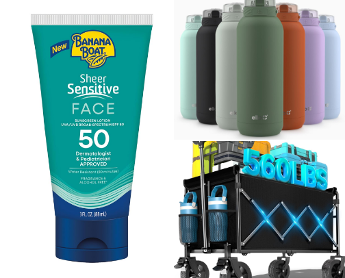 Summer essentials cover photo collage