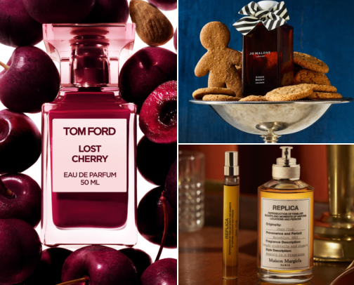 Fragrance cover photo collage
