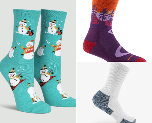 Who says socks have to be boring? cover photo collage