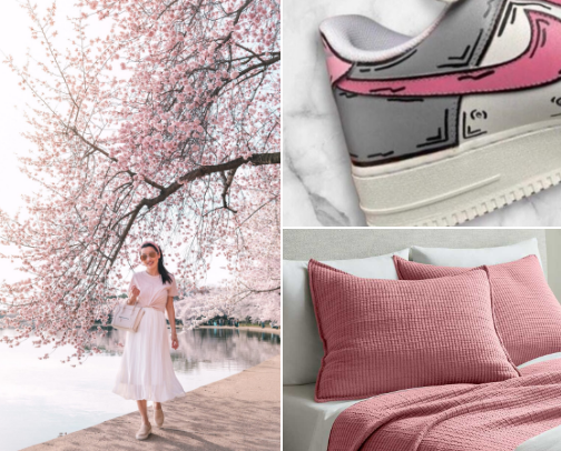Cool colour combo (4)soft pink and muted grey cover photo collage