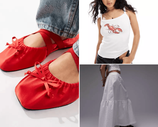 Summer outfit for hot days. cover photo collage