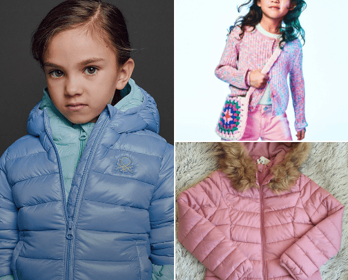 Children's fashion cover photo collage