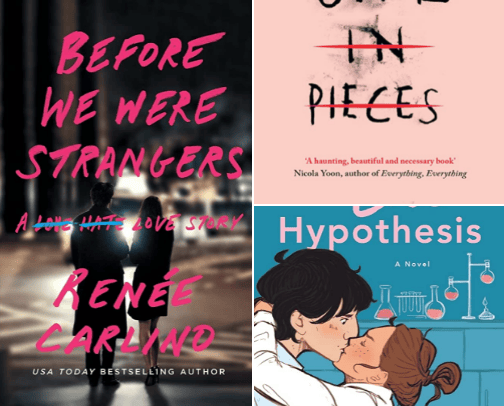 top 10 romance books by BookTok cover photo collage