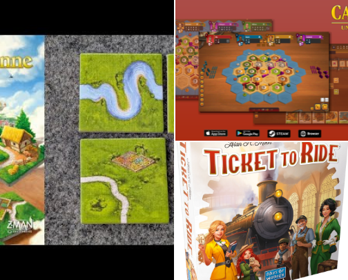 Boardgames that everyone should own cover photo collage