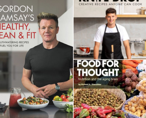 The Best Books for Health & Culinary Enthusiasts cover photo collage
