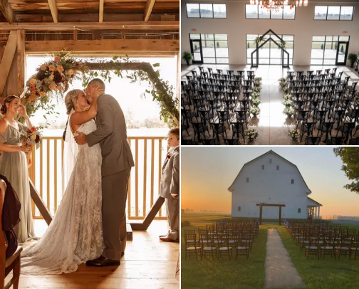 Barn Venues Logansport, Delphi, Kokomo, IN cover photo collage