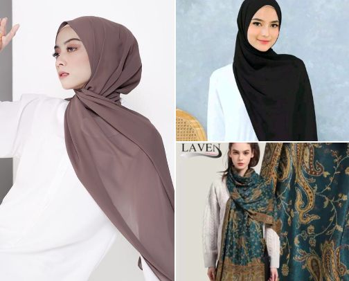Kerudung Pasmina cover photo collage