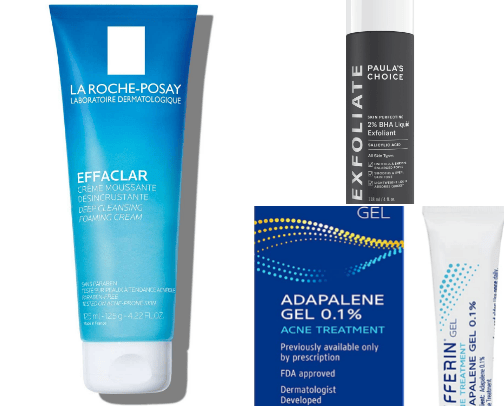 Skin care for Acne-Prone skin cover photo collage