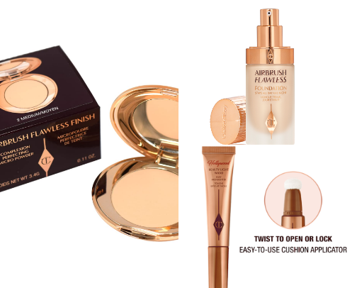 Charlotte Tilbury Holy Grails cover photo collage