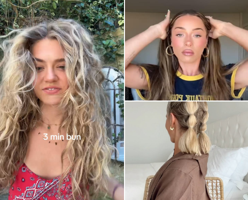Late Summer Hairstyles cover photo collage