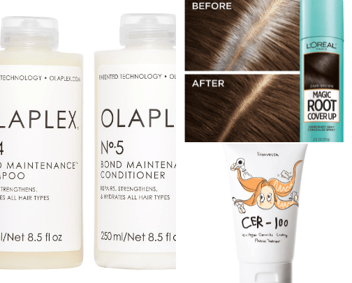 Hair Care Items cover photo collage