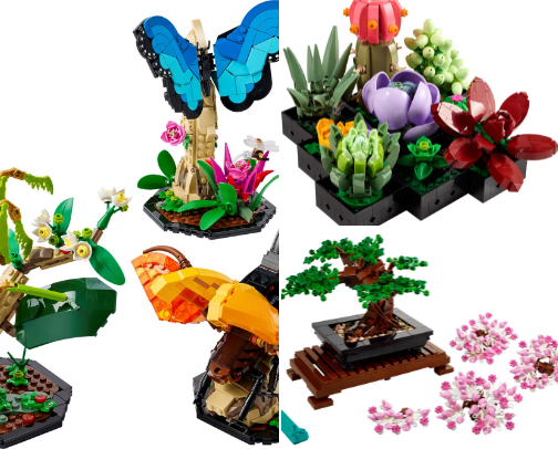Beautiful lego sets cover photo collage