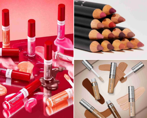 Make-up on a budget cover photo collage