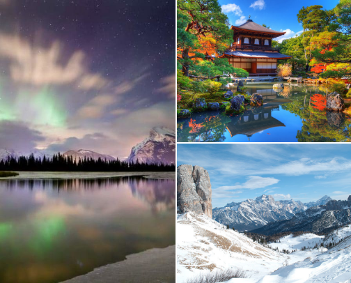 🌍 Places That Don't Feel Real cover photo collage