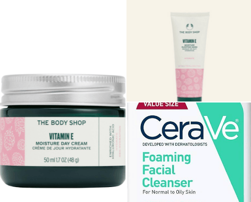 affordable skincare that actually works! cover photo collage