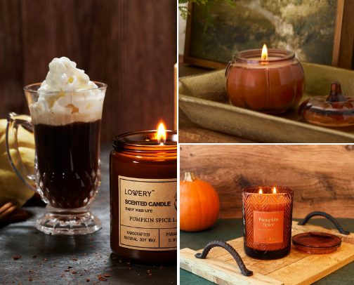 Must-Have Autumn Candles for a Cozy Home under $20 cover photo collage