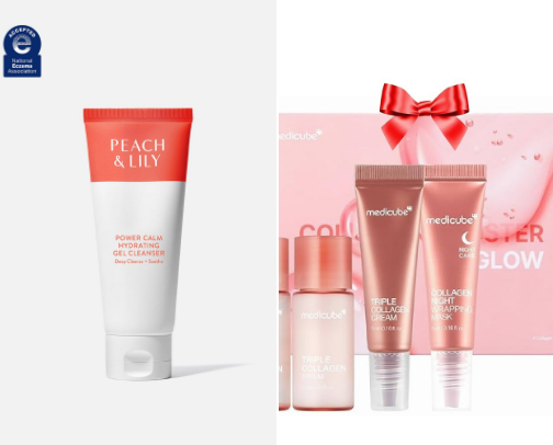 Nighttime skincare 💕 cover photo collage