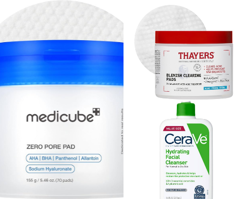 Teen girl skincare splurge and save cover photo collage