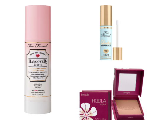 OG makeup and skincare cover photo collage