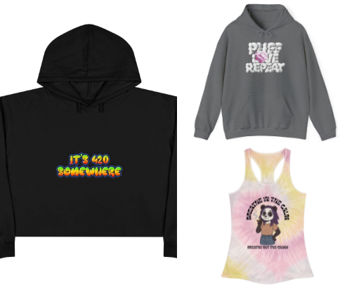 Festival Streetwear & Budtender Vibes – Cute Stoner Outfits cover photo collage