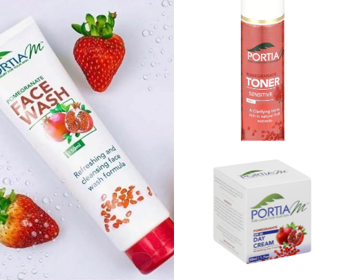 My skincare routine cover photo collage
