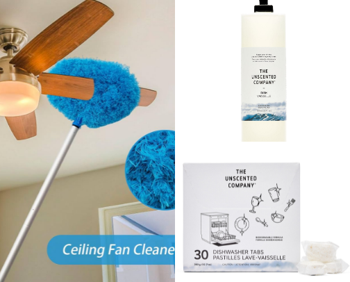 Staple Cleaning Products for Your Home cover photo collage
