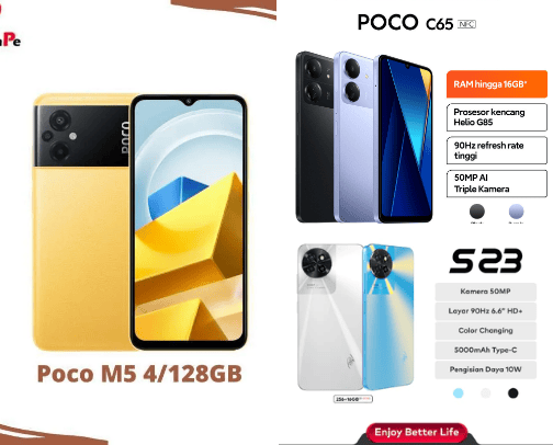 7 Hp Murah RAM Besar Terbaik 2024 Mulai Dari 1 Jutaan cover photo collage