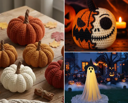Last minute HALLOWEEN 🎃 decorations and useful things cover photo collage