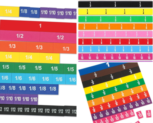 Math Manipulatives That Made My 7-Year-Old Finally Get Fractions cover photo collage