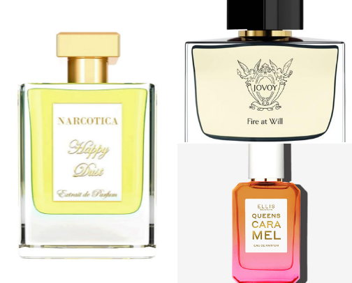 My favorite gourmand perfumes cover photo collage