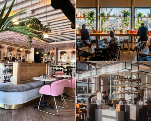 trying coffeeshops in Denver so you don’t have to cover photo collage