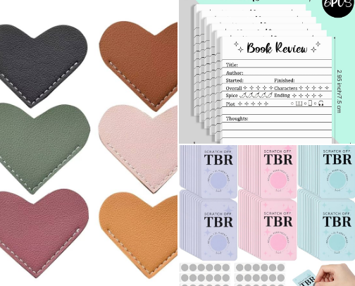 Bookish things🧸 cover photo collage