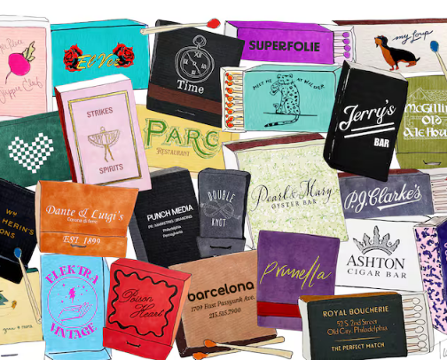 Philly Matchbook Guide cover photo collage