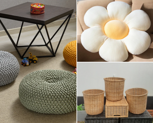Minimalist, Cutesy, Cozy & Clever: Affordable Home Must-Haves That Wow! cover photo collage