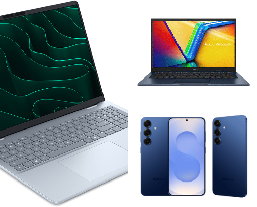 Gadget electronics cover photo collage