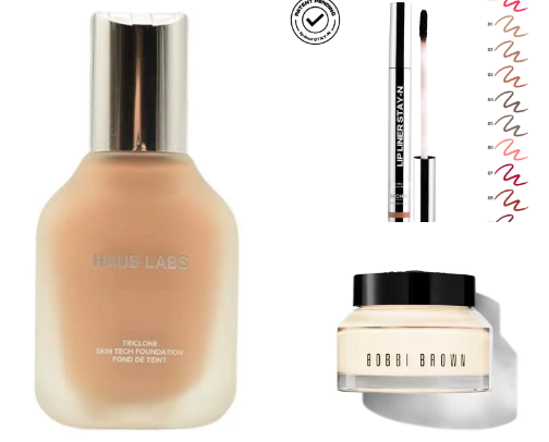 favorite makeup products cover photo collage