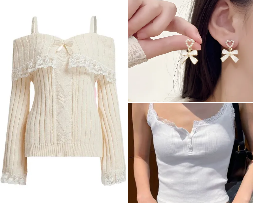 coquette starter pack <3 cover photo collage