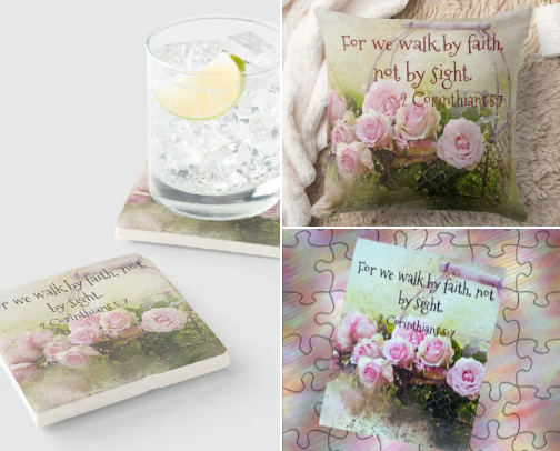 Faith Scripture & Roses Collection cover photo collage